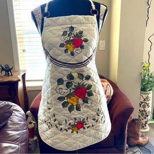 Vintage quilted apron